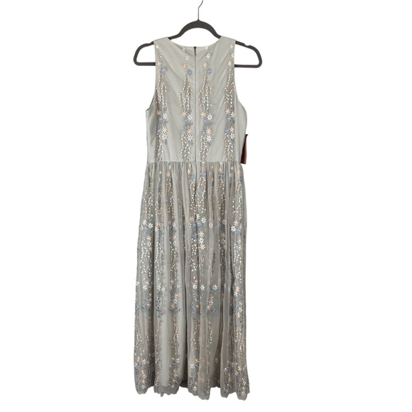 BHLDN Maids Embroidered Floral Tulle Midi Dress Size 8 NWT - Picture 10 of 12